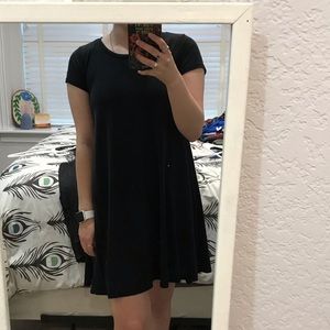 Soft Black Tshirt Dress